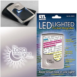Image of Led Lighted Pocket Magnifier
