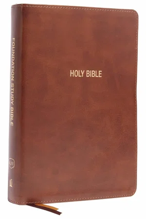 KJV Foundation Large Print Study Bible Brown