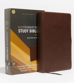 Image of KJV Foundation Large Print Study Bible Brown