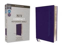 Image of NIV, Reference Bible, Compact, Leathersoft, Blue, Red Letter, Comfort Print