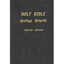 Image of Bible German/English Gothic Red Letter Leather/Thumb Index