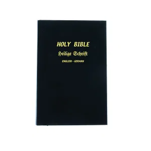 Bible German/English Gothic Red Letter Hardcover (few printing errors)