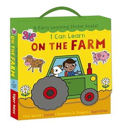 Image of I Can Learn on the Farm Boxed Set: First Words, Colors, Numbers and Shapes,