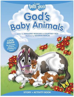 Image of God’s Baby Animals Story + Activity Book -Faith That Sticks Books