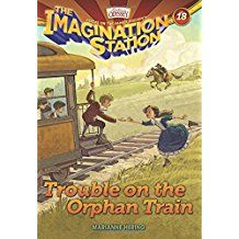 Image of Trouble on the Orphan Train -Imagination Station Books #18