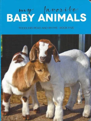 My Favorite Baby Animals Board Book -Toddlers Read and Rhyme - Bo