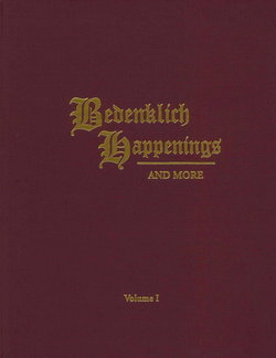 Image of Bedenklich Happenings Volume 1