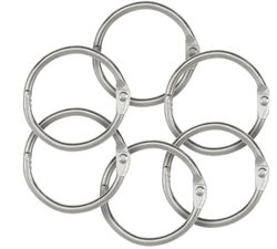 Image of Binder Rings 1.5′ (For Flashcards) 6 Pack