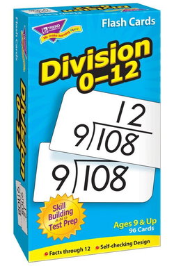 Image of Division 0-12 Skill Drill Flash Cards