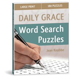 Image of Daily Grace Word Search Puzzles – Large Print
