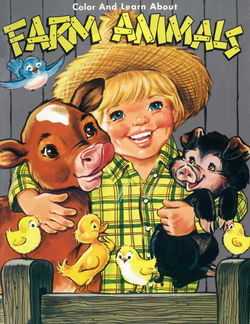 Image of Colouring Book: Farm Animals