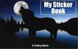 Image of My Sticker Book- Wolf Trading Album