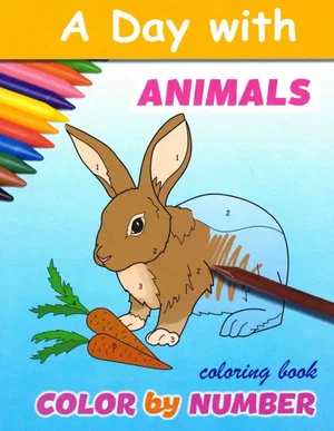 Color By Number: A Day With Animals