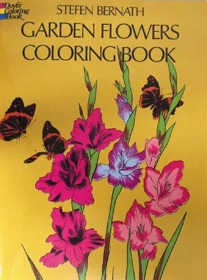Garden Flowers Coloring Book -Color Your World