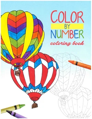 Color by Number Coloring & Activity Book