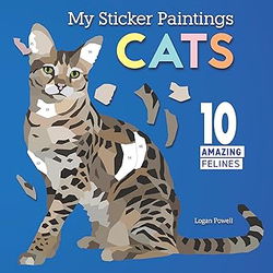 Image of My Sticker Paintings: Cats: 10 Amazing Felines