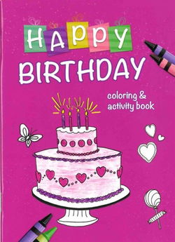 Image of Happy Birthday Colouring Book
