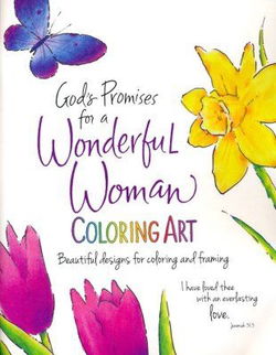 Image of God’s Promises for a Wonderful Woman Coloring Art