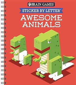 Image of Awesome Animals Stick to the Letters (Sticker by Letter)