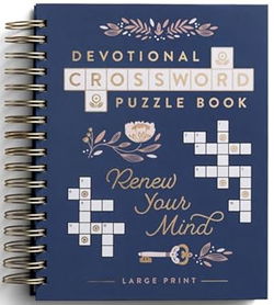Image of Devotional Crossword Puzzle Book: Renew Your Mind