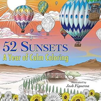 Image of 52 Sunsets: A Year of Calm Coloring