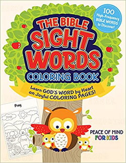 Image of The Bible Sight Words Coloring Book: Learn God’s Word by Heart on