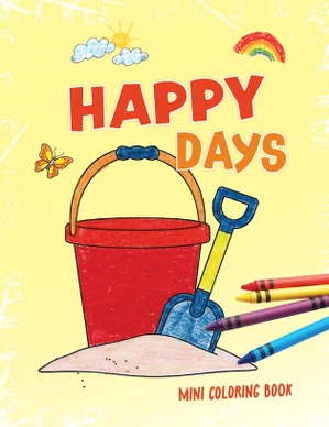 Happy Days Mini Coloring Book