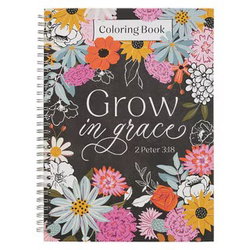 Image of Coloring Book Spiral Grow in Grace 2 Peter 3:18
