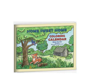 Home Sweet Home Coloring Calendar