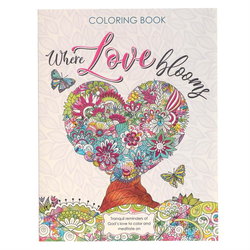Image of Coloring Book Where Love Blooms