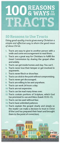 Image of Tracts: 100 Reasons And Ways To Use Tracts – 100 Pk KJV