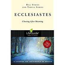 Image of Ecclesiastes: Chasing After Meaning -Lifeguide Bible Studies
