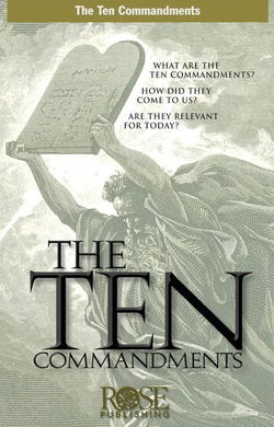 Image of Pamphlet Ten Commandments