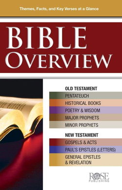Image of Pamphlet: Bible Overview: Know Themes, Facts, and Key Verses at a Glance