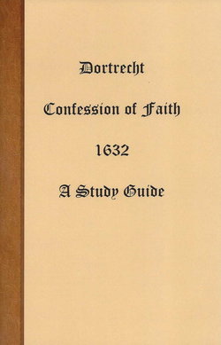 Image of Dortrecht Confession of Faith Study Guide
