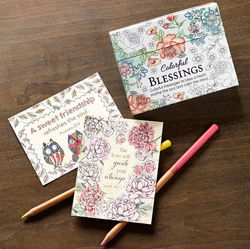 Image of Colorful Blessings: Cards to Color and Share