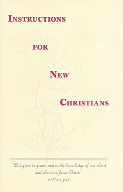 Image of Instructions For New Christians