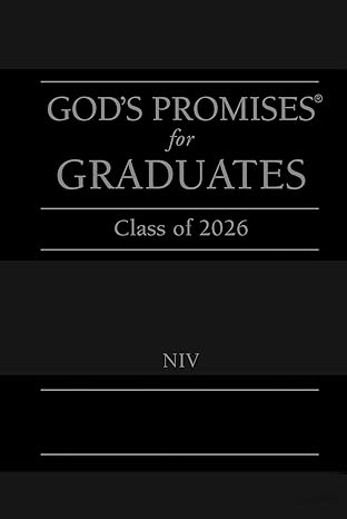 Image of God’s Promises for Graduates: Class of 2026 – Black NIV