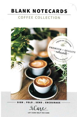 Image of ICare- Coffee Collection Blank Notecards