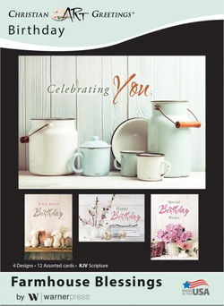 Image of Farmhouse Blessings Boxed Birthday Cards