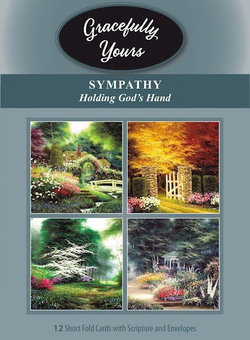 Image of Holding God’s Hand Sympathy Cards (Box of 12)