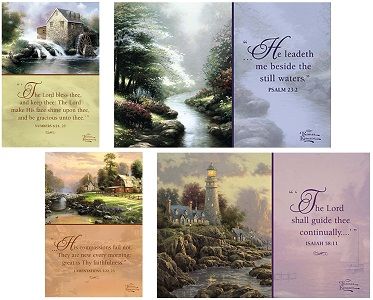 Image of Cards Praying For You Thomas Kinkade