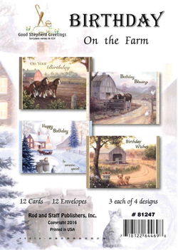 Image of Cards Birthday On the Farm