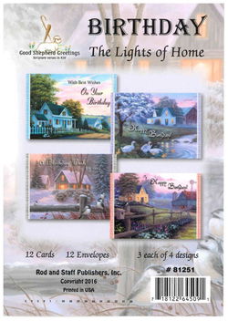 Image of Cards Birthday Lights of Home