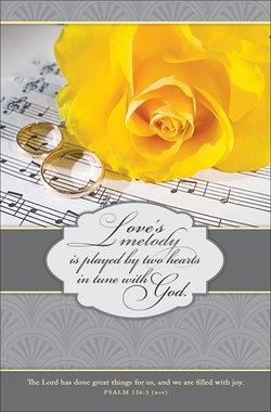 Image of Bulletin – Wedding – Love’s Melody