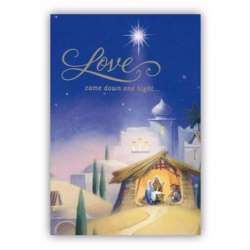 Image of Cards Christmas Love Came Down 18/box