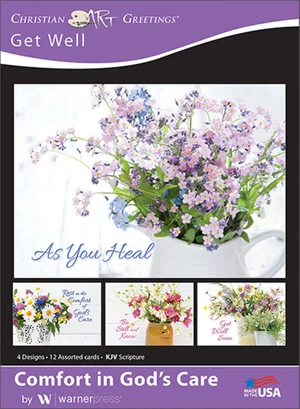 Boxed Cards Get Well, Comfort in God's Care