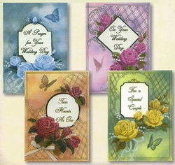 Image of Cards Wedding Vintage Roses