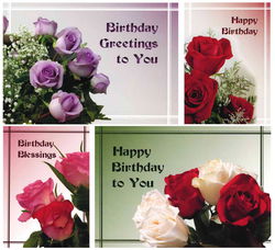 Image of Cards Birthday Springtime Roses