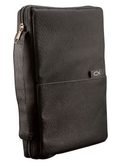 Image of BC: Polyester Black Thinline with Fish Emblem Small